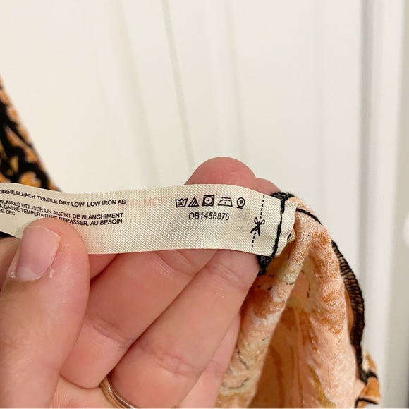 Free People Off-Shoulder Floral Mini Dress - Yellow, Pink, Black - Picture 8 of 10